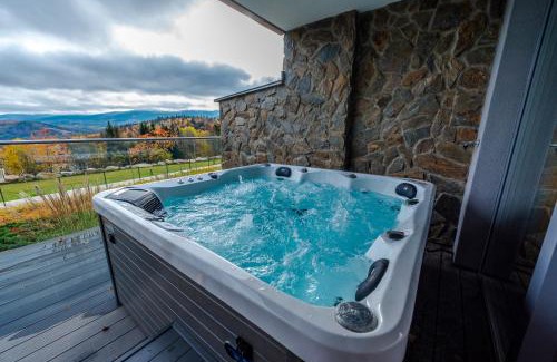 Szklarska Poreba Apartamento | Aparts4U - Kras Resort Apartament A103 z prywatnym jacuzzi i widokiem na góry