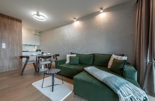 Szklarska Poreba Apartamento | Aparts4U - Kras Resort Apartament A103 z prywatnym jacuzzi i widokiem na góry