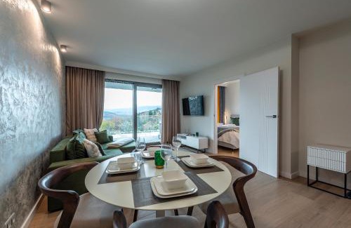 Szklarska Poreba Apartamento | Aparts4U - Kras Resort Apartament A103 z prywatnym jacuzzi i widokiem na góry
