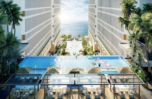 Suoi Nuoc Beach Apartamento | Apec Mandala Wyndham - Skyline Hotel