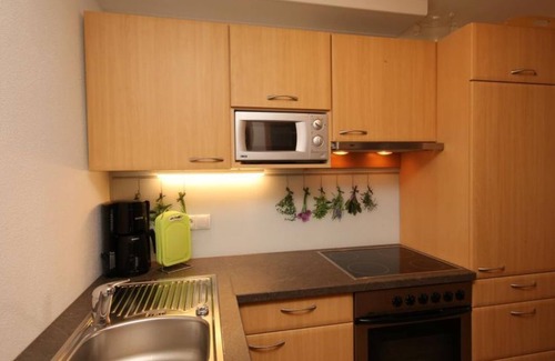 Schildlehen Apartamento | App. 8 - Wohn-/schlafraum, Dusche, WC - Hotel Appartement Hochkönig
