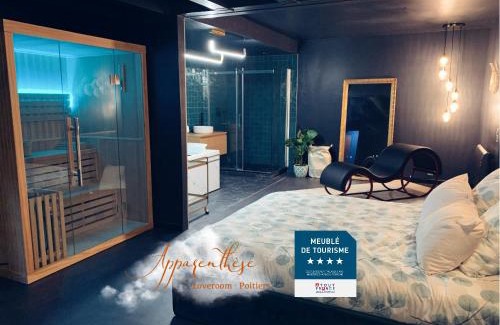 Poitiers Apartamento | Apparenthèse Love Room Jacuzzi Sauna