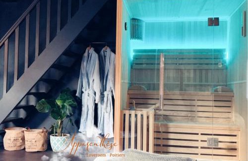 Poitiers Apartamento | Apparenthèse Love Room Jacuzzi Sauna
