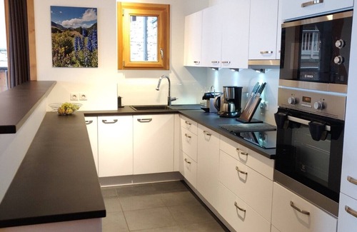 Les Eucherts Apartamento | Appart 130m², servicios completos 4 *, 4 habitaciones, 3 baños / día, amplia terraza sur, 2 estacionamientos
