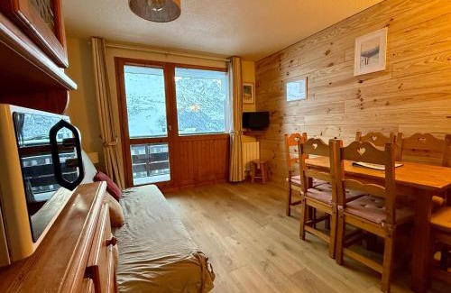Meribel-Mottaret Apartamento | Appart 2 pièces 6p - Pied des pistes avec vue - Parking - Mottaret