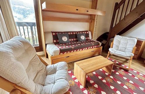 Le Planellet Apartamento | Appart 2 pièces + mezzanine, 6 couchages, Megève, parking - FR-1-597-7