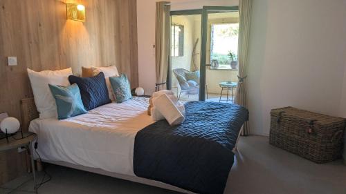 Pianotolli-Caldarello Apartamento | Appart 70m2 avec patio piscine à débordement vue mer