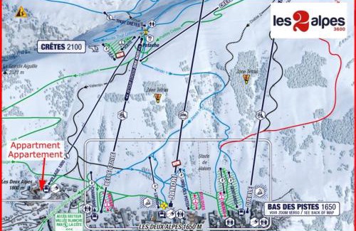 Mont-de-Lans Apartamento | Appart au pied des pistes avec superbe vue