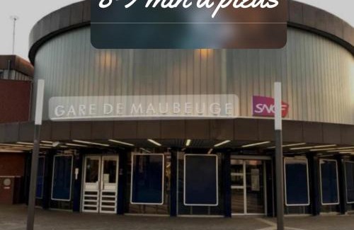 Maubeuge Apartamento | Appart confort#1, centre-ville, Gare à pieds proche commodités