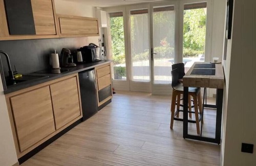 Chatillon-sur-Cluses Apartamento | Appart Dans Chalet AU Calme VUE Imprenable Alpes