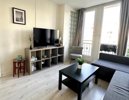 Republique–Point-du-Jour Apartamento | Appart ensoleillé à Boulogne Billancourt