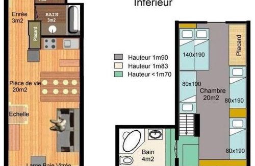 Chamrousse Apartamento | Appart Eterlou Chamrousse