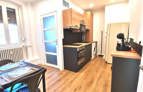 Mulhouse Apartamento | Appart Industriel à 5 min à pieds de la Gare