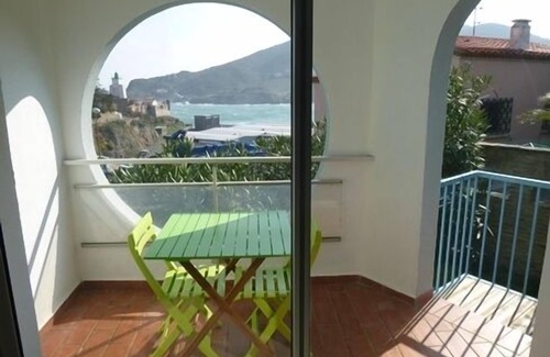 Port-Vendres Apartamento | Appart gran terraza entre vistas al mar y al puerto