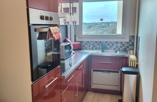 Evreux Apartamento | Appart Résidence Parc, Wifi Gratuit, Calme Avec vue Imprenable sur la Ville