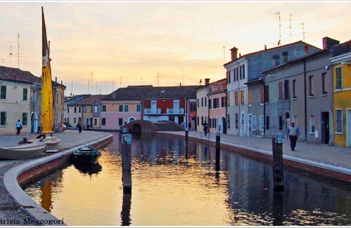 Lido di Pomposa Apartamento | Appart. mar, Lido Pomposa (Emilia Romagna) con una gran piscina y terraza