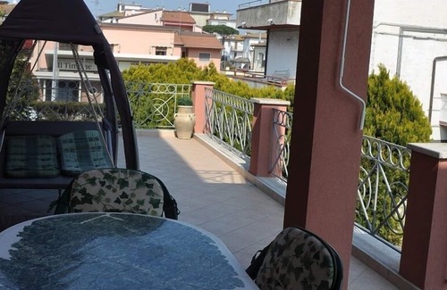 Lido di Pomposa Apartamento | Appart. mar, Lido Pomposa (Emilia Romagna) con una gran piscina y terraza