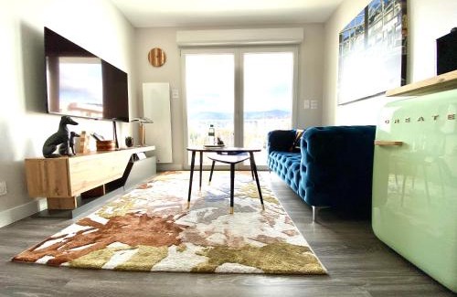 Montjuzet Apartamento | Appart T2 avec parking, loggia, vue Puy de Dôme