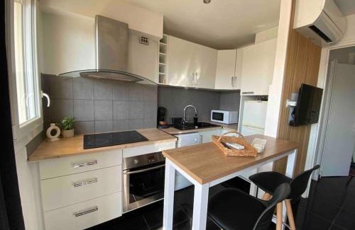 Mediterranee Apartamento | Appart T2 Calme - Centre de Canet - Parking - Clim