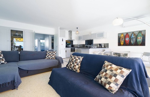 Carnon-Plage Apartamento | Appart T3 para 6 personas RDC, frente al mar con acceso directo a la playa privada