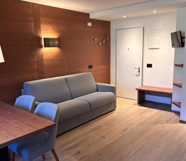 San Martino di Castrozza Apartamento | Appartamento con terrazza vista Pale di San Martino