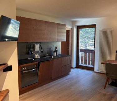 San Martino di Castrozza Apartamento | Appartamento con terrazza vista Pale di San Martino