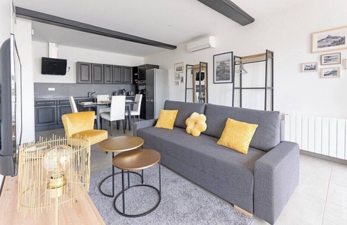 Replonges Apartamento | Appartement T2 Climatisé "Le Quai 391" Vue Imprenable sur la Saône et Mâcon