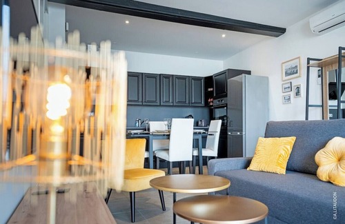 Replonges Apartamento | Appartement T2 Climatisé "Le Quai 391" Vue Imprenable sur la Saône et Mâcon