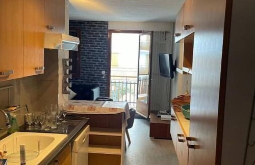 Saint-Etienne-de-Tinee Apartamento | Appartement Auron : Wifi et box - Grand Espace Vert . A Deux pas du Centre