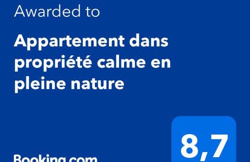 Charbonnieres-les-Bains Apartamento | Appartement dans propriété calme en pleine nature