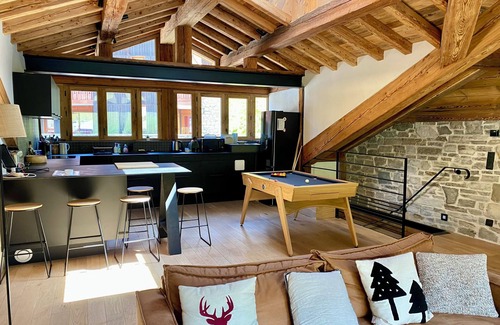 Plagne 1800 Apartamento | Appartement 100 m2 vue Pistes au Cœur de Plagne 1800