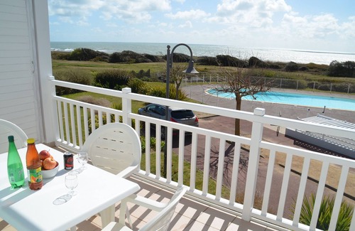 Chateau-d'Olonne Apartamento | C103 Front de mer-Apartamento-Apartamento-Baño con bañera-Balcón