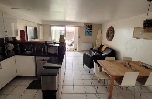 Les Estagnots Apartamento | Appartement à 50 mètres de la Plage des Estagnots à Seignosse, Landes