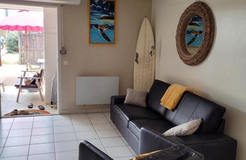 Les Estagnots Apartamento | Appartement à 50 mètres de la Plage des Estagnots à Seignosse, Landes
