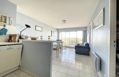 Stella-Plage Apartamento | Appartement 1 Chambre + Cabine avec Vue sur Mer & Dunes, 3ème Étage avec Ascenseur - FR-1-236-73