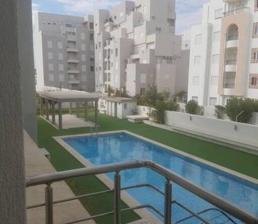 Cite El Wafa Apartamento | Appartement 1ch Romantique Vue sur Piscine