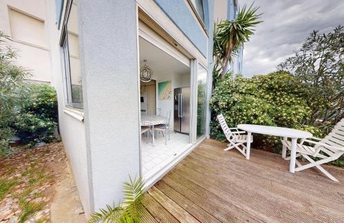 Frontignan Apartamento | Appartement 2 chambres avec terrasse et parking à Frontignan Plage - FR-1-785-1