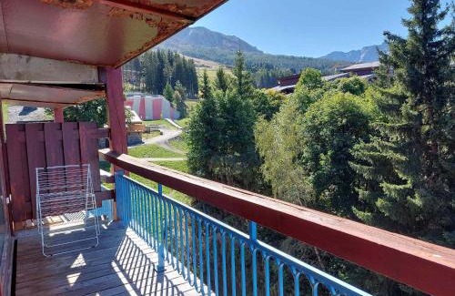 Arc-1800 Apartamento | Appartement 2 pièces 6 pers. avec balcon proche des pistes et commerces - Arc 1800, Les Villards - FR-1-411-207