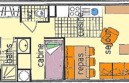Les Saisies Apartamento | Appartement 2 pièces cabine 6 pers aux Saisies, garage inclus - FR-1-293-197