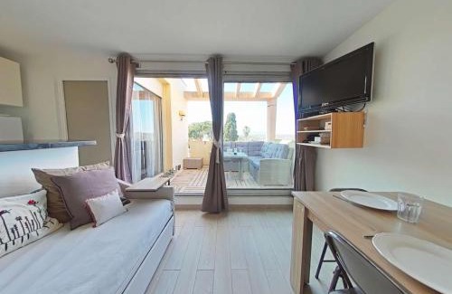 Leucate Apartamento | Appartement 2 piéces 4 couchages ULYSSE PORT LEUCATE NATURISME PL080-TB38