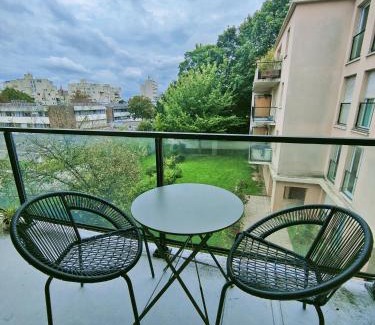 Louis Bertrand-Mirabeau-Semard Apartamento | Appartement 2P à Ivry, aux portes de paris avec parking privé