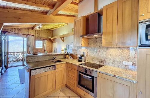 Combloux Apartamento | Appartement 3 pièces tout équipé avec balcon et box fermé, à 1,2 km du centre de Combloux - FR-1-560-141