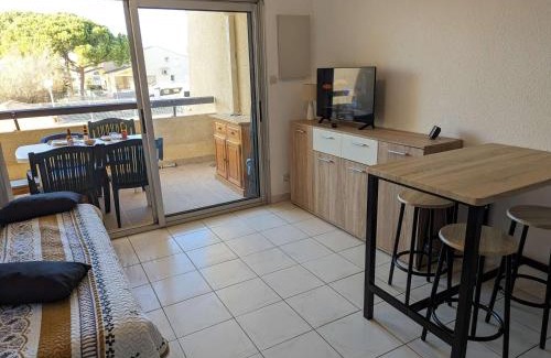 Marseillan Plage Apartamento | Appartement 4 pers. avec piscine, parking, animaux admis - FR-1-387-211