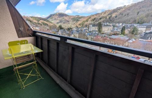 Mont-Dore Apartamento | Appartement 5 personnes avec garage, balcon et belle vue