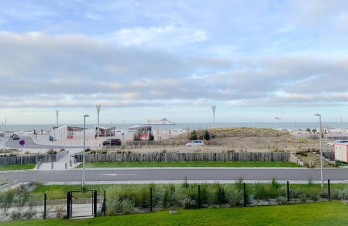 Port Apartamento | Apartamento-Baño con bañera-Vista al Mar-Au Sable d'Opale