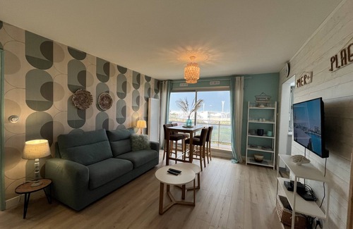 Port Apartamento | Apartamento-Baño con bañera-Vista al Mar-Au Sable d'Opale