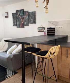 Bourg-Madame Apartamento | Appartement avec chambre ouverte