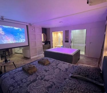 Downtown Angers Apartamento | Appartement avec Jacuzzi Sauna & Home Cinéma - Nid d'Angers