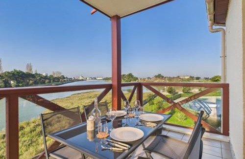 Guerande Apartamento | Appartement - balcon avec vue - piscine chauffée