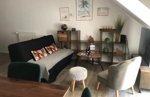 Lons-le-Saunier Apartamento | Appartement BELLO , ruelle au cœur de ville, arrivée en autonomie